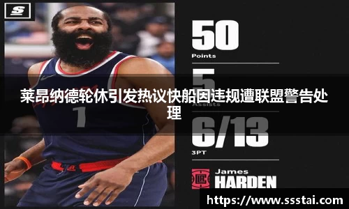 莱昂纳德轮休引发热议快船因违规遭联盟警告处理